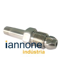 Conjunto Conexão para Cilindro Ar Sintético / Ar Comprimido ABNT 204-1 em Aço Inox 316L