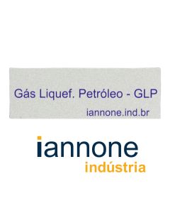 Placa Identificação Posto Consumo Gases Especiais Gás Liquefeito de Petróleo GLP