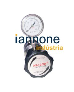 Regulador de Pressão Posto Gases Especiais Nai-Lok NR 11SL-25